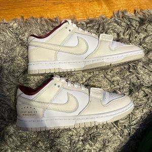 Nike dunk low SE team red in a womens size 5.5